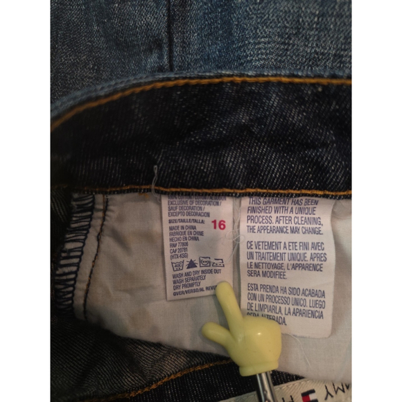 Tommy Hilfiger Women's Size 16 Blue Jeans Skirt - Picture 3 of 7
